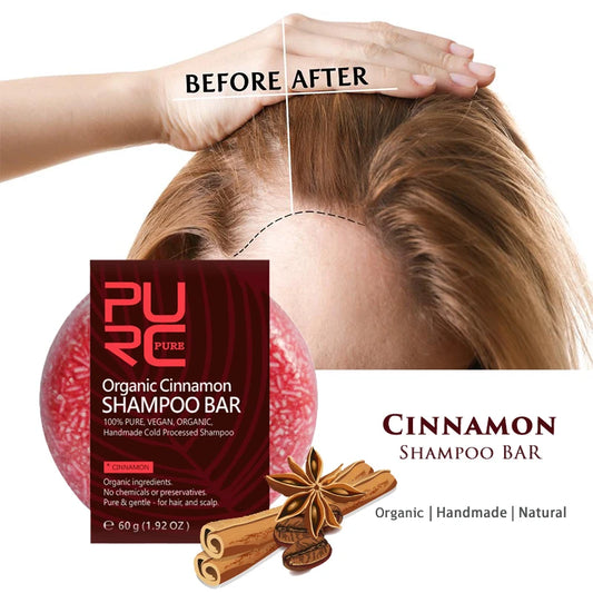 PURC Original Hair Cinnamon Shampoo Bar Smoothing Hair Soap Hair Care Cindorium