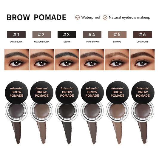 Eyebrow Styling Eyebrow Cream 6Color Wild Styling Eyebrow Gel Soap Long-Lasting Waterproof Eyebrow Cream Cosmetics Makeup