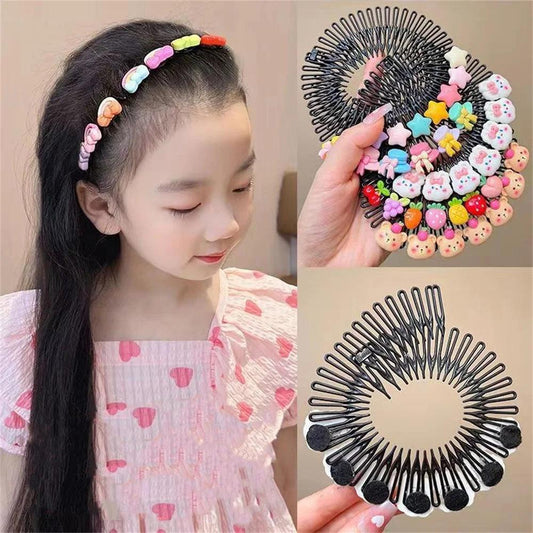 Cute Girls Hair Clips Baby Insert Comb - Cindorium