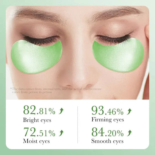 Aloe Vera & Collagen Eye Masks – Anti Dark Circles, Puffiness & Fine Lines | 60 Pcs