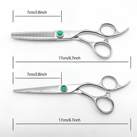 Professional Haircut Scissors, barber Scissors Hair Thinning Shears, Sharp And Durable Barber Hairdressing Tools Cindorium