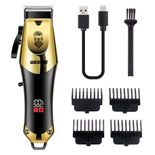 Vintage Men's Electric Hair Clipper & Beard Trimmer Kit – Wet/Dry, 85-Min Runtime | 12 Configs
