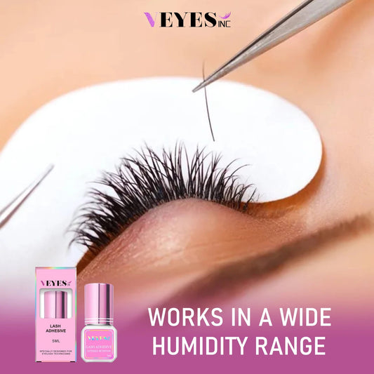 Veyes Inc 5ml/10ml 0.3s Eyelash Extension Glue Shipping from US Veyelash 7 Week Retention Volume Clear Lash Adhesive  Cindorium