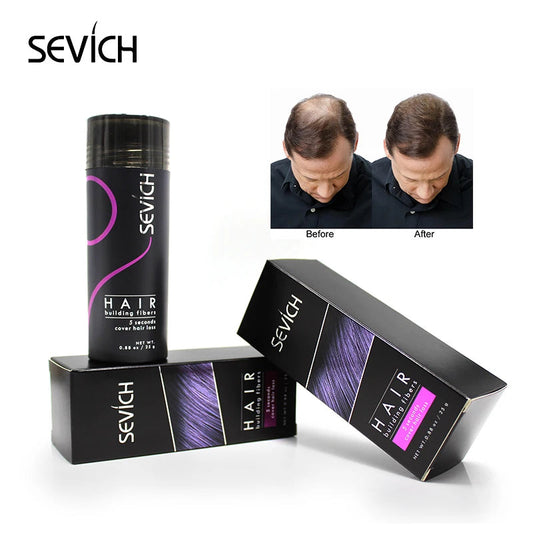 Hair Building Fibers Keratin Thicker Anti Hair Loss Products Concealer Refill Thickening Hair Fiber Powders Growth sevich 25g  Cindorium