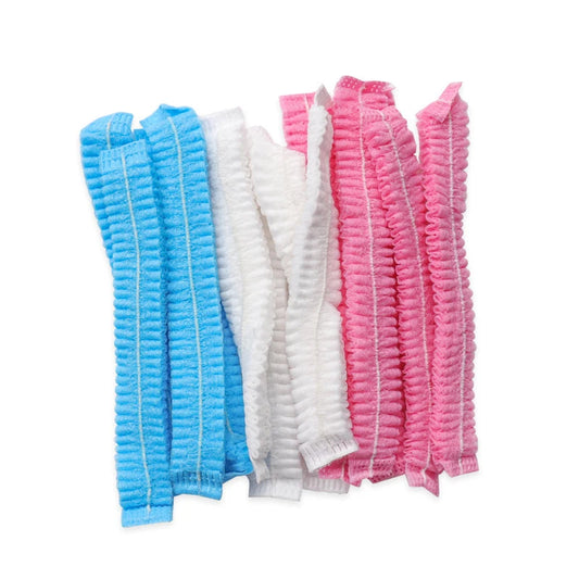 HOT 100 PCS Disposable Caps Shower Clear Waterproof Hat Pleated Anti Dust Hat Women  Bath Bonnet Hair Salon Beauty tools  Cindorium