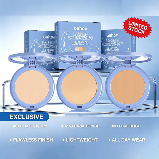 Waterproof & Sweatproof Setting Powder – Matte Finish, Oil Control & Full Coverage | 3 Shades