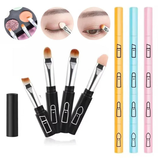 4-in-1 Travel Makeup Brush Set