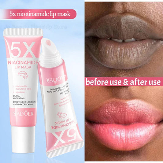 Remove Dark Lip Balm Lightening Melanin Mask Gloss Exfoliating Lip Pink Treatment Reduce Lip Lines Improve Dryness Moisturizing  Cindorium