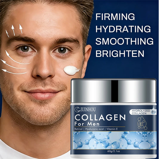 Men's Anti-Aging Hydrating Face Cream – Collagen, Retinol & Tocopherol | 30g–60g