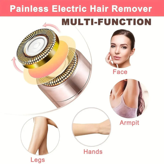 Portable Lipstick Shaped Electric Hair Remover For Women Painless And Effective Facial Hair Removal Home Razor Shaver Tool  Cindorium