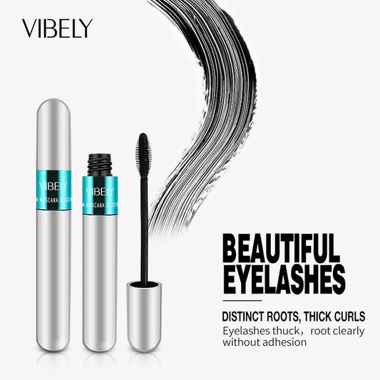 4D Silk Fiber Lengthening & Volumizing Mascara – Waterproof, Long-Lasting