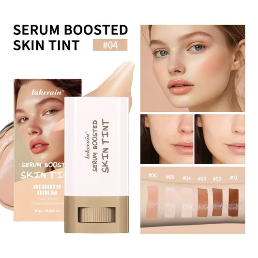 Stick Foundation Boosted Skin Tint Foundation Stick Smooth Plumper Hight Coverage Travel Bronze Foundation Stick Makeup  Cindorium