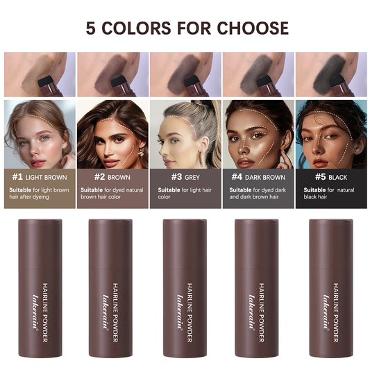 Hair Building Fiber Root Coverage Stick – Instant Concealer for Thinning Hair | 5 Shades