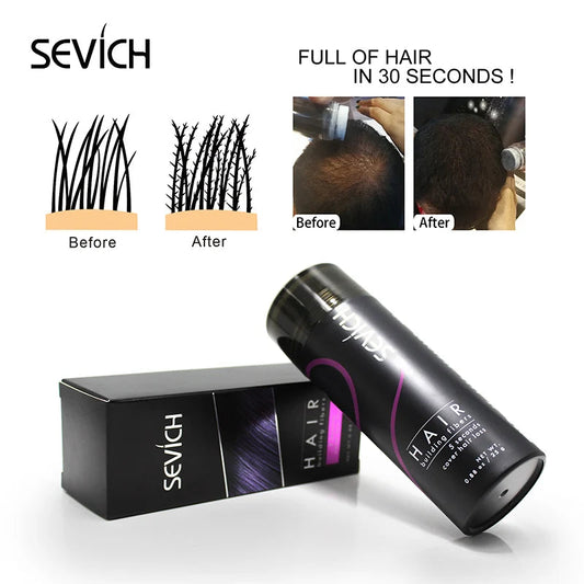Hair Building Fibers Keratin Thicker Anti Hair Loss Products Concealer Refill Thickening Hair Fiber Powders Growth sevich 25g  Cindorium