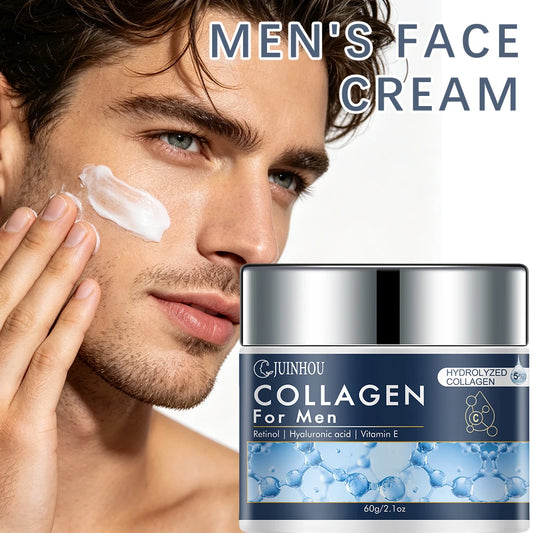 Men's Anti-Aging Hydrating Face Cream – Collagen, Retinol & Tocopherol | 30g–60g