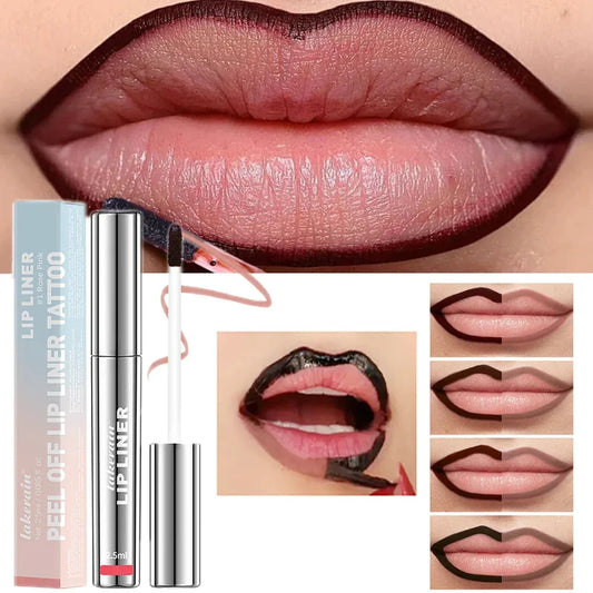 Waterproof Peel-Off Lip Liner & Tattoo Lip Gloss – Long-Lasting Matte Lip Tint bcccndc Official Store
