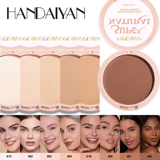 24H Matte Pressed Setting Powder – Oil Control & Full Coverage, 8 Shades