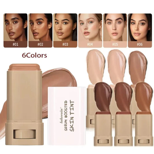 Stick Foundation Boosted Skin Tint Foundation Stick Smooth Plumper Hight Coverage Travel Bronze Foundation Stick Makeup  Cindorium