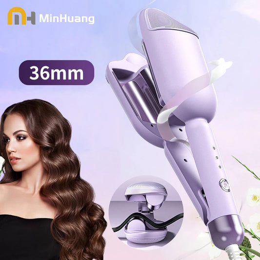 Electric Hair Curler 36mm Large Wave Styling Ceramic Hair Long Lasting Curling Iron Styling Tool Curling Wand Hair Waver  Cindorium