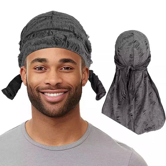 Jersey Durag with Extra Long Tail – Breathable, Unisex | 6 Colors