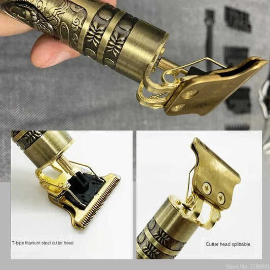 T9 Hair Clipper Repair Beard Shaving Body Hair Trimmer Clippers Electric Machine Men Haircut Machine 0mm Barber Shaver  Cindorium