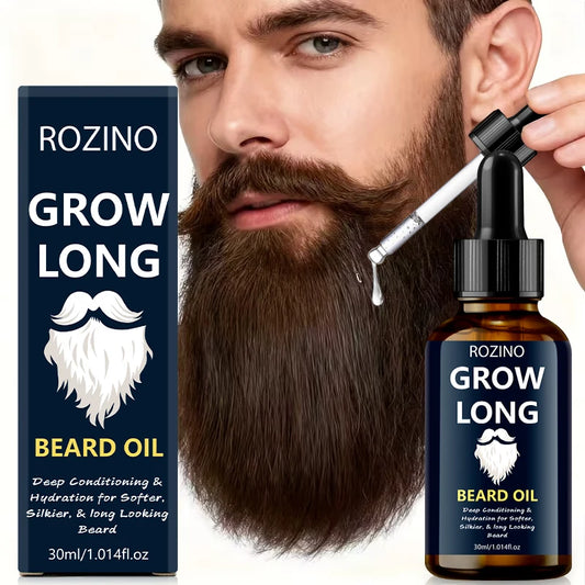 Natural Beard Oil with Jojoba & Glycerin – Softens, Conditions & Adds Shine | 30ml