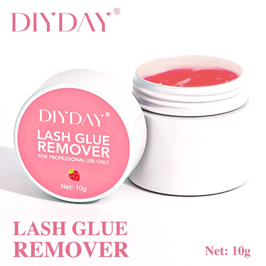 DIYDAY Eyelash Glue Remover No Irritation Ultra-Fast Cleaning Lash Cream Safe for Sensitive Eyes Easy Removal for False Lashes  Cindorium