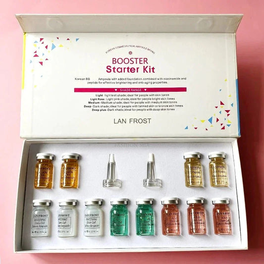 BB Glow Serum Set | 12 Lan Frost Vials with Niacinamide - Cindorium